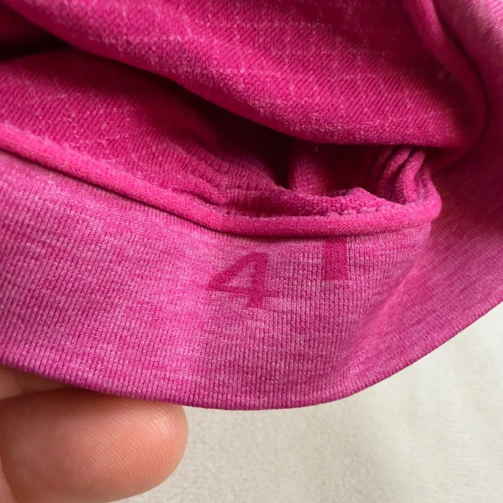Lululemon In The Flow Crop Leggings Pink Size 4 Athletic Ruched‎